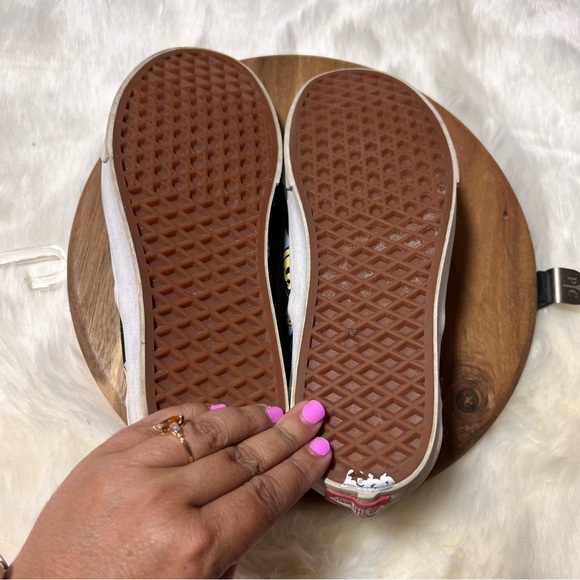 Vans Classic slip on Trippy Grin Floral Black Size 8 Men’s - Picture 12 of 13